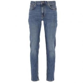 Jeans Slim Fit 5-Pocket Tommy Hilfiger Modello Bleecker Blu Uomo 31/L32