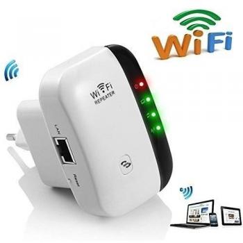 Extensor de red WiFi 300Mbps Mini Wireless Extensor de Rango Inalámbrico AP Amplificador Enrutador Repetidor Booster Wire
