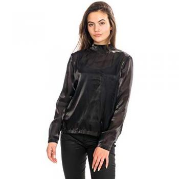 Samsoe & Samsoe Brandy Sheer Blouse - Black - Size 14