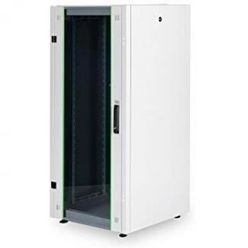 Digitus DN41042 Armadio Rack per Reti 19 22U (A) 1121, (L) 600, (P) 1000 Colore Grigio Porta Vetro Assemblato
