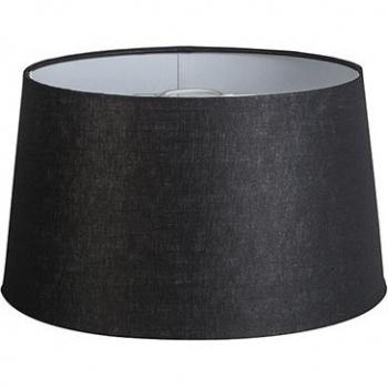 Abat-jour lin noir 35 cm