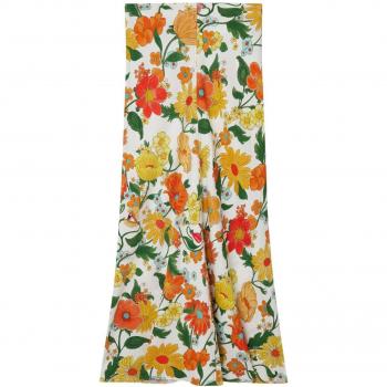 Stella McCartney Floral Print Midi Skirt | Size S