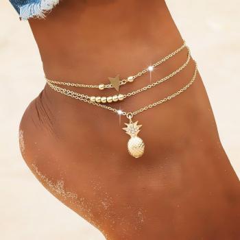 Pineapple Charm Anklet