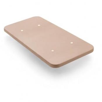 Base Cama Express 3D Transpirable con Refuerzo en Beige