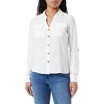Blusa Bumpy Vero Moda en estilo petite, color blanco