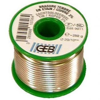 Fil de soudure pour plomberie 250 g GEB