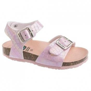 Pablosky - Sandalias abiertas de niña con hebilla color rosa