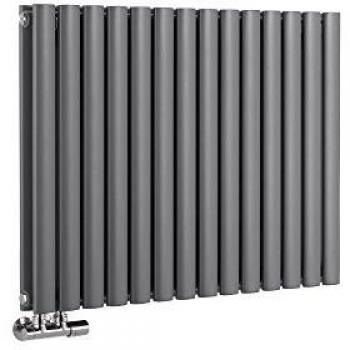 Radiatore Termoarredo Orizzontale Hudson Reed Antracite 1461 Watt 635mm x 834mm