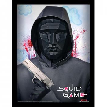 Squid Game Masked Hero 30cm Frame – Blue/Black