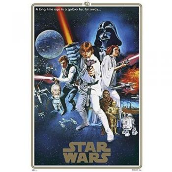 Póster Star Wars 40 Aniversario One Sheet B