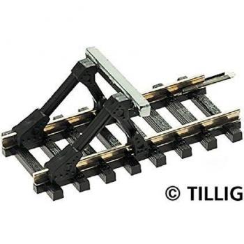 TILLIG 83100 TT Prellbock mit 41,5 mm Gleisstück – Set