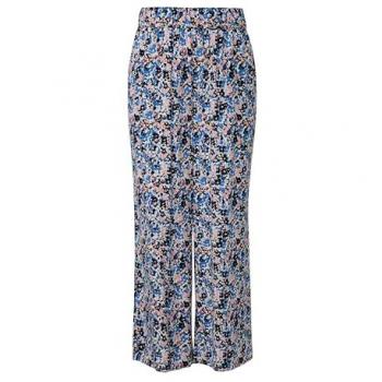 S.Oliver Viskosehose mit floralem Print