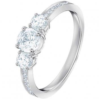 SWAROVSKI Damen-Ring Edelstahl Kristall - Ringgröße 60 5448897