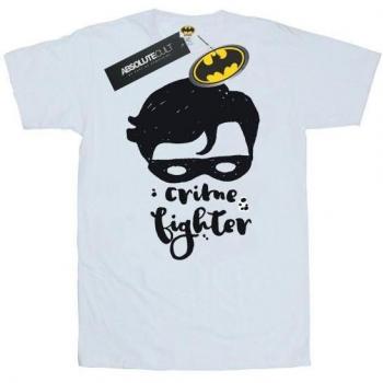 DC Comics Ladies Batman Crime Fighter Sketch Cotton Boyfriend T-Shirt
