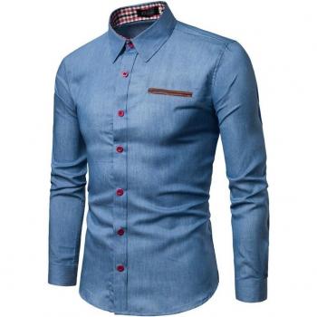 Camisa de Corte Slim Negizber para Hombres