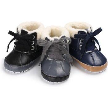Botas de Piel Imitación para Niños en Invierno