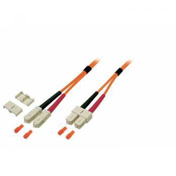 EFB Elektronik Glasfaser-Duplex-Springer SC-SC 62,5/125µm, OM1, LSZH, orange, 3,0mm, 1m Hersteller: EFB