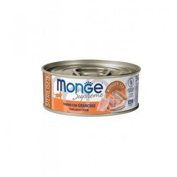 MONGE SUPREME STERILISED TONNO GRANCHIO 80 GR