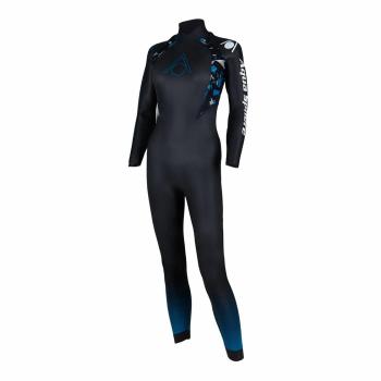 Tuta intera in neoprene da donna Aquasphere Aqua Skin V3 nera blu
