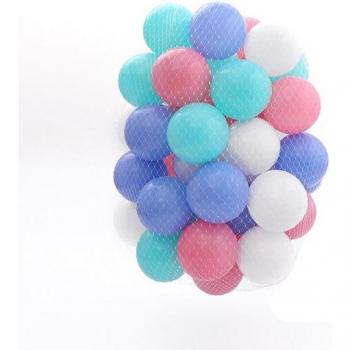 50PCS Colorful Plastic Ocean Balls for Baby Swimming and Outdoor Fun