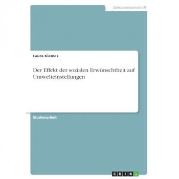 Der Effekt der sozialen Erwünschtheit auf Umwelteinstellungen