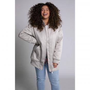 Giacca bomber oversize beige donna 52/54 poliestere Studio Untold