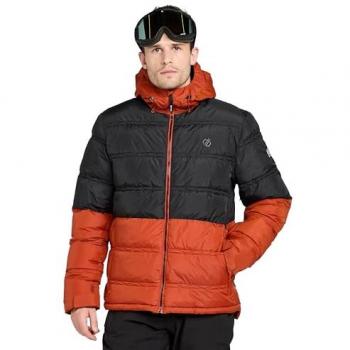 Dare 2b Mens Ollie Jacket Rooibos Tea/black Ski - Orange - Size X-Large