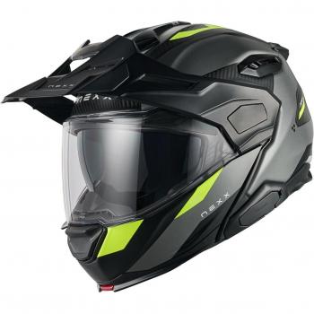 Casco Modular X.Lifecountry Terra Gris Neon Mate