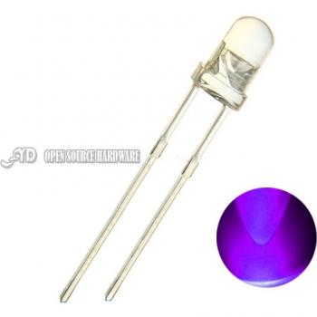 100pcs 5mm Ultraviolet LED Diodes 395nm 400nm