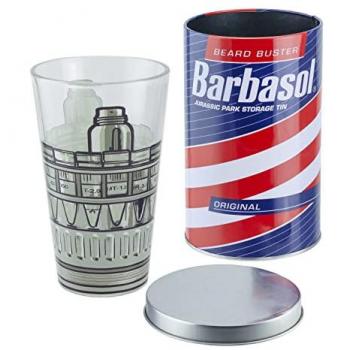 Vaso Barbasol de vidrio Jurrasic Park
