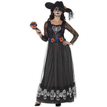Esqueleto Novia Smiffys Día de Muertos en Negativo