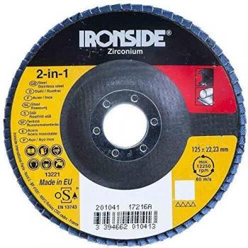 Disco Laminas Zirconio Ø 115 Grit 60 72 Laminas, Long Life
