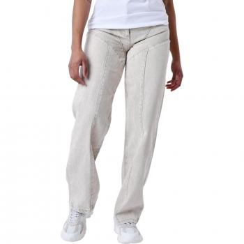 Project X Paris Jean ample multi couture beige taille 36