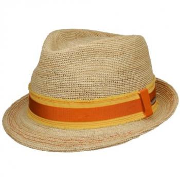 Stetson Crochet Trilby Raffia Hat - Nature - Female - XL (60-61 cm)
