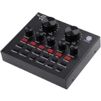 Scheda Audio V8 con Effetti Sonori e Registrazione USB