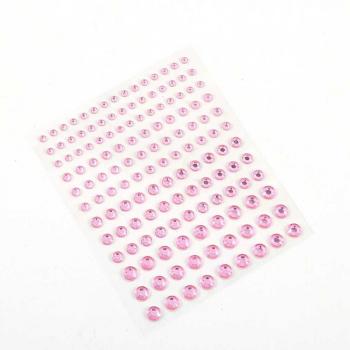 Self-Adhesive Rhinestone Stickers for Nail and Face Makeup - 1 Sheet