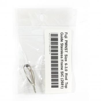 Fuji PMNST 6-3.0 SIC Rod Top Guide with Stainless Frame