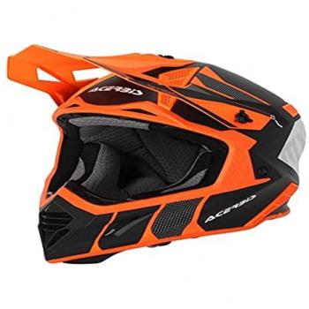 Crosshelm Acerbis X-Track Orange Fluo-Schwarz