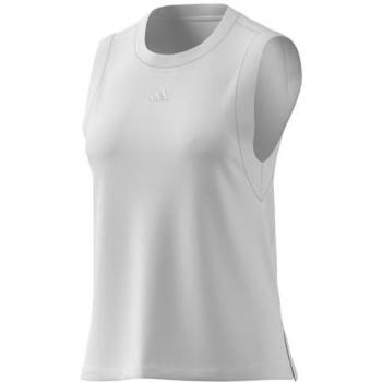 Camiseta Sin Mangas Adidas Match - Blanco