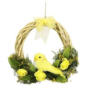 Kunstkranz Frühlingserwachen mit Schleife