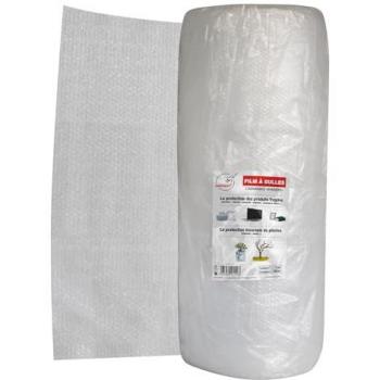 Rouleau de film à bulles Jardibric 1m x 50m - Emballage Résistant Ø10mm