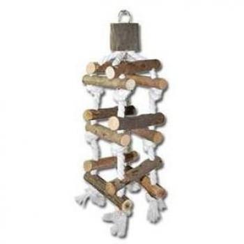 Brinquedo Natural para Pássaros - Balanço Escada Nayeco