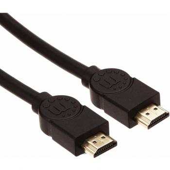 Manhattan HDMI Cable with Ethernet, 8K@60Hz (Ultra High Speed), 2m, Male to Male, Black