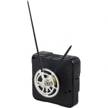 Metal and Plastic Gear Wall Clock - Silver