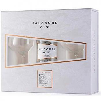 Salcombe Gin Start Point 50cl Bottle with Rastal Glasses x 2