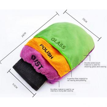 Gants de nettoyage voiture à 3 couches