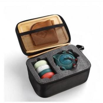 Keramisches Teekannen-Set für Reisen