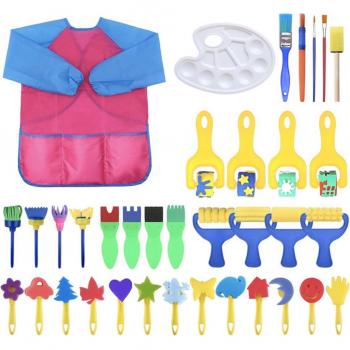 EVA Paint Splash Brush Kit – 36 Pieces