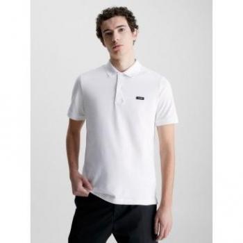 Camiseta Polo Stretch Piqué Blanca para Hombre