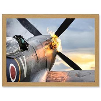 Spitfire TE311 UK Military Aircraft Wall Decor – A4